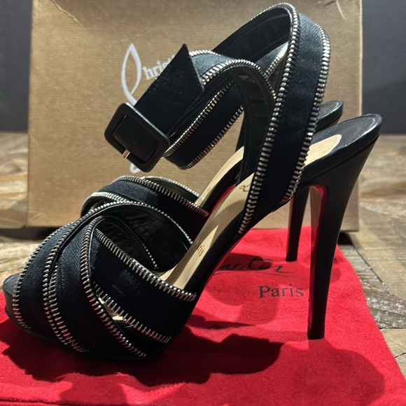 Christian Louboutin Zoupi 120 Nappa US 7.5 - Picture 2 of 9